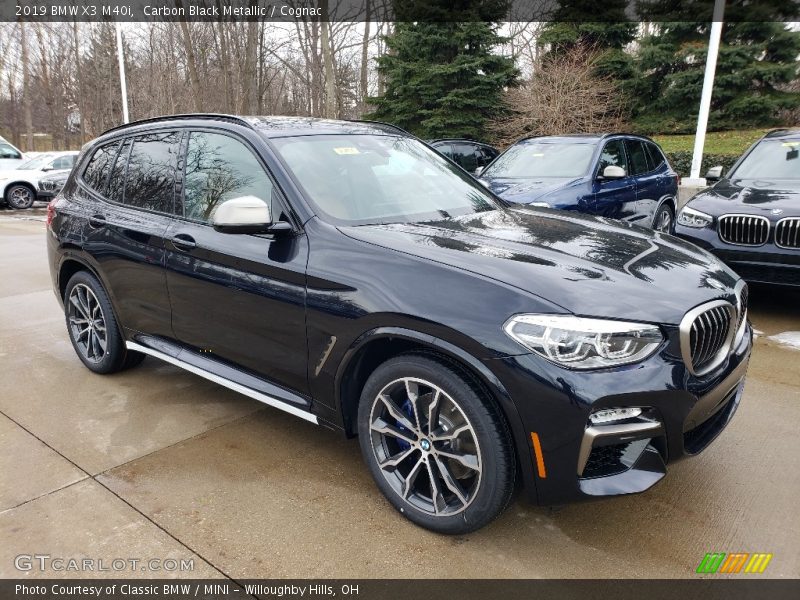 Carbon Black Metallic / Cognac 2019 BMW X3 M40i