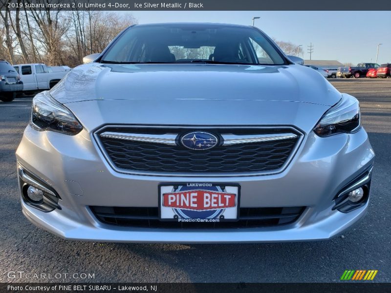 Ice Silver Metallic / Black 2019 Subaru Impreza 2.0i Limited 4-Door