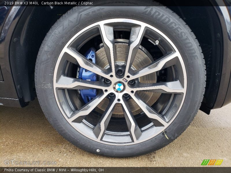 Carbon Black Metallic / Cognac 2019 BMW X3 M40i