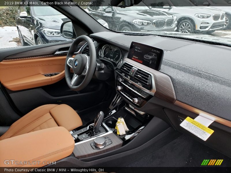 Carbon Black Metallic / Cognac 2019 BMW X3 M40i