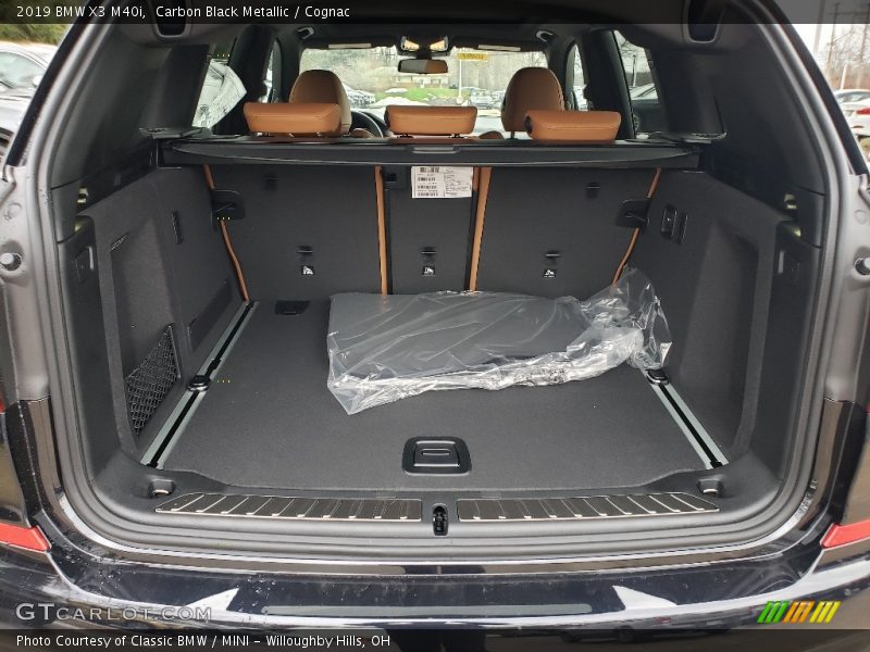 Carbon Black Metallic / Cognac 2019 BMW X3 M40i