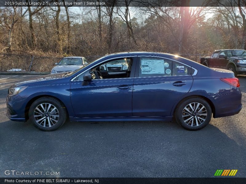 Abyss Blue Pearl / Slate Black 2019 Subaru Legacy 2.5i