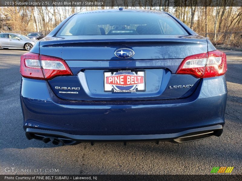 Abyss Blue Pearl / Slate Black 2019 Subaru Legacy 2.5i