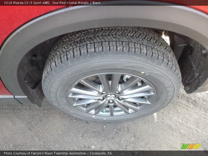 Soul Red Crystal Metallic / Black 2019 Mazda CX-5 Sport AWD