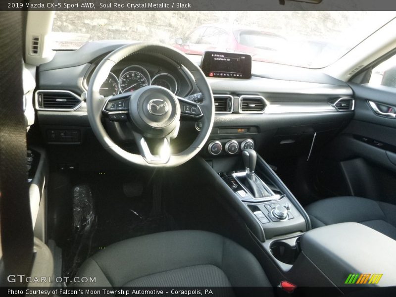 Soul Red Crystal Metallic / Black 2019 Mazda CX-5 Sport AWD
