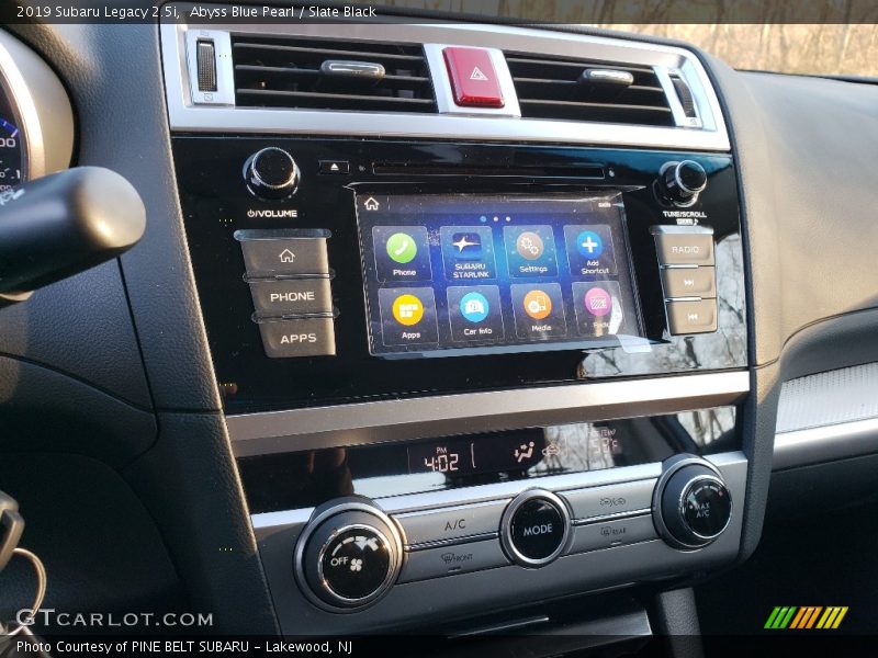Abyss Blue Pearl / Slate Black 2019 Subaru Legacy 2.5i