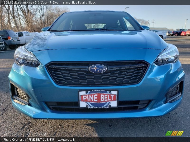 Island Blue Pearl / Black 2019 Subaru Impreza 2.0i Sport 5-Door