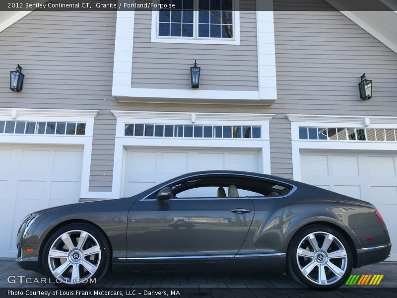 Granite / Portland/Porpoise 2012 Bentley Continental GT
