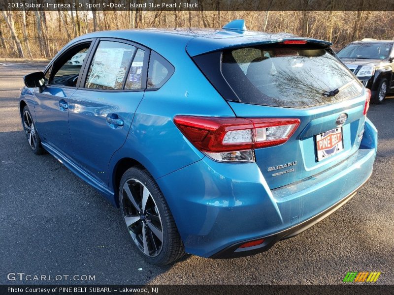 Island Blue Pearl / Black 2019 Subaru Impreza 2.0i Sport 5-Door