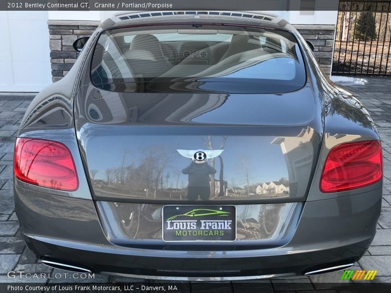 Granite / Portland/Porpoise 2012 Bentley Continental GT