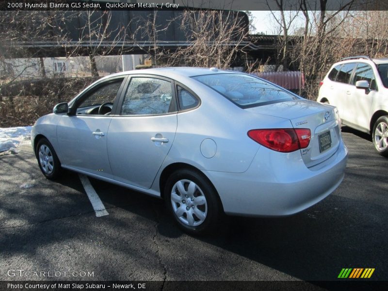 QuickSilver Metallic / Gray 2008 Hyundai Elantra GLS Sedan