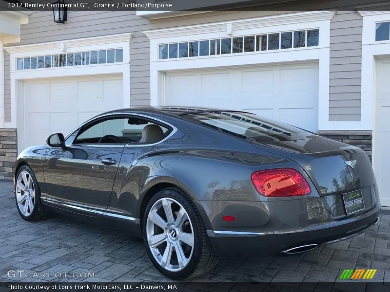 Granite / Portland/Porpoise 2012 Bentley Continental GT