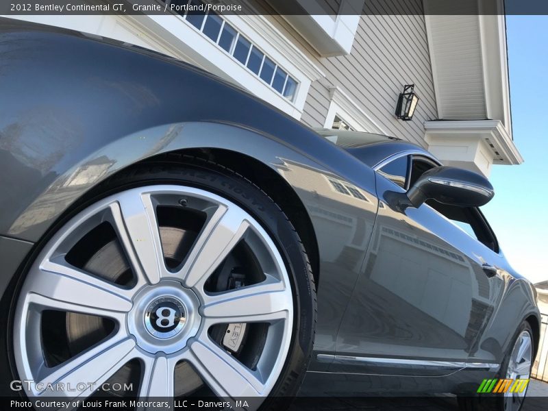 Granite / Portland/Porpoise 2012 Bentley Continental GT