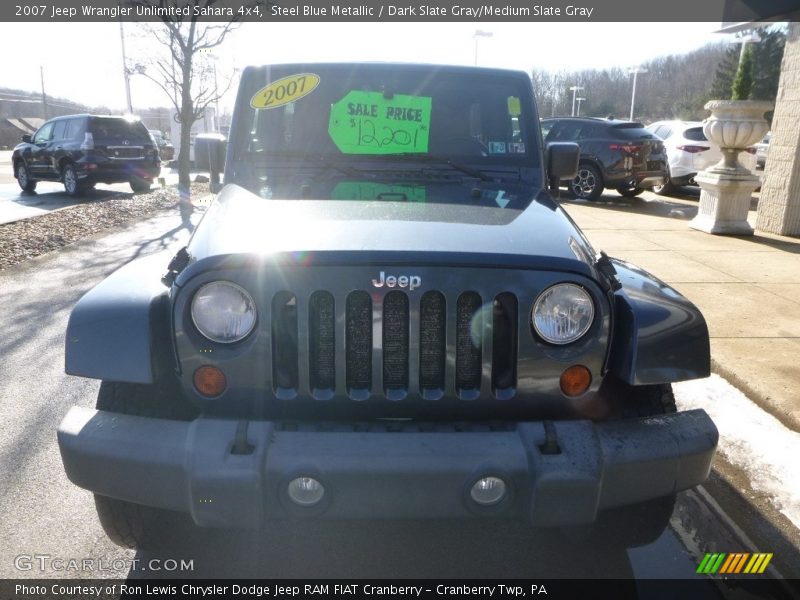 Steel Blue Metallic / Dark Slate Gray/Medium Slate Gray 2007 Jeep Wrangler Unlimited Sahara 4x4