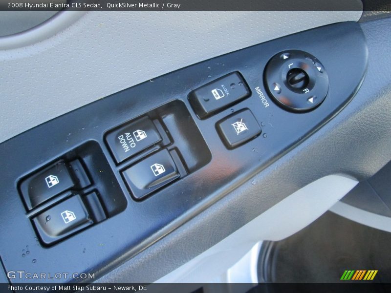 QuickSilver Metallic / Gray 2008 Hyundai Elantra GLS Sedan