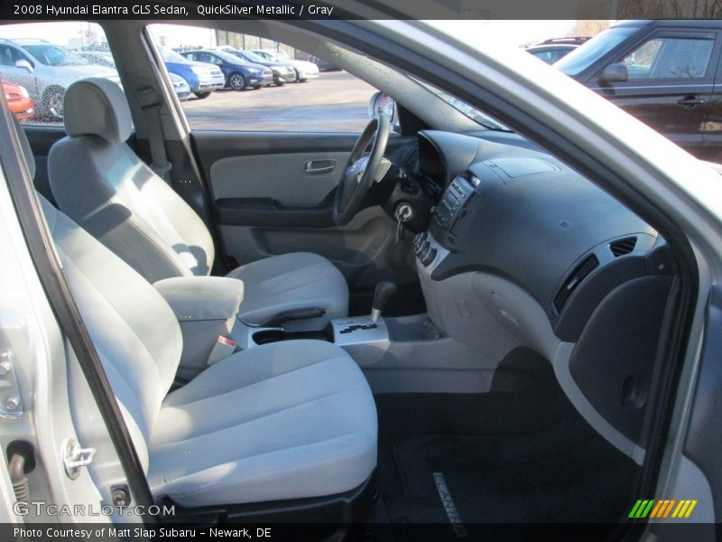 QuickSilver Metallic / Gray 2008 Hyundai Elantra GLS Sedan