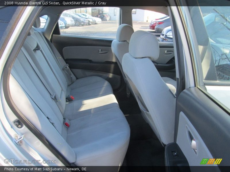 QuickSilver Metallic / Gray 2008 Hyundai Elantra GLS Sedan