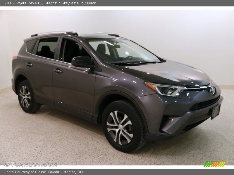 Magnetic Gray Metallic / Black 2016 Toyota RAV4 LE