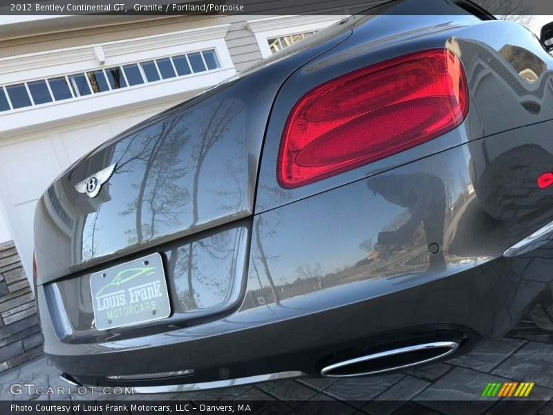 Granite / Portland/Porpoise 2012 Bentley Continental GT