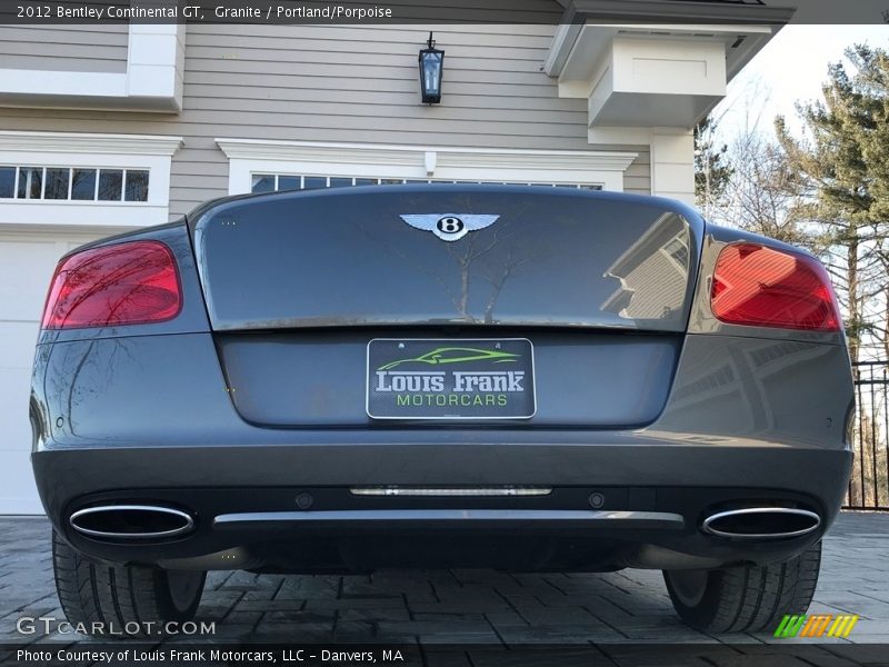 Granite / Portland/Porpoise 2012 Bentley Continental GT