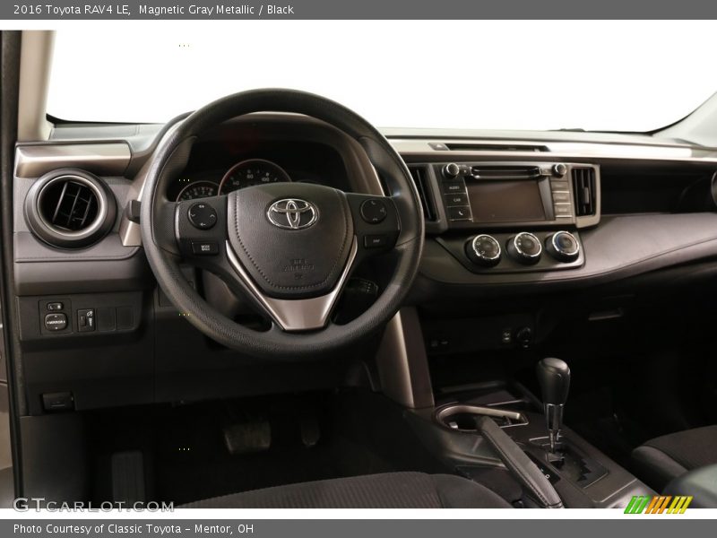 Magnetic Gray Metallic / Black 2016 Toyota RAV4 LE
