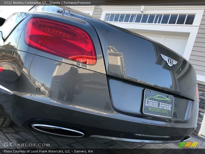 Granite / Portland/Porpoise 2012 Bentley Continental GT