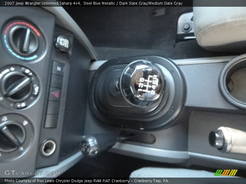 Steel Blue Metallic / Dark Slate Gray/Medium Slate Gray 2007 Jeep Wrangler Unlimited Sahara 4x4