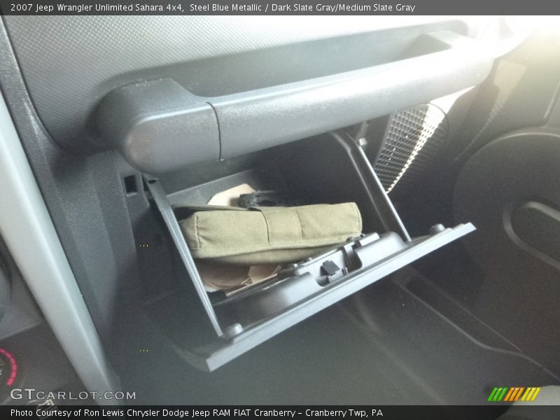 Steel Blue Metallic / Dark Slate Gray/Medium Slate Gray 2007 Jeep Wrangler Unlimited Sahara 4x4