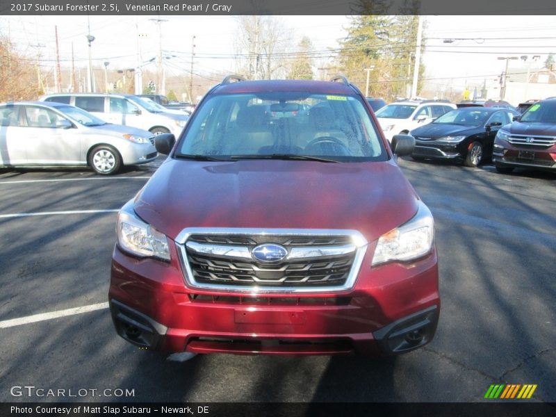 Venetian Red Pearl / Gray 2017 Subaru Forester 2.5i