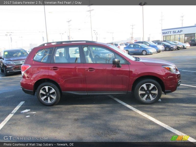 Venetian Red Pearl / Gray 2017 Subaru Forester 2.5i