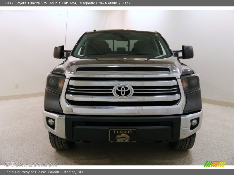 Magnetic Gray Metallic / Black 2017 Toyota Tundra SR5 Double Cab 4x4