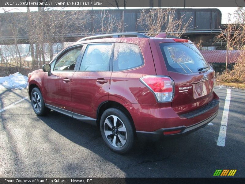 Venetian Red Pearl / Gray 2017 Subaru Forester 2.5i