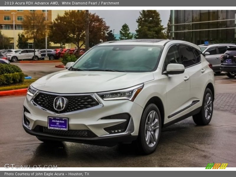 White Diamond Pearl / Parchment 2019 Acura RDX Advance AWD