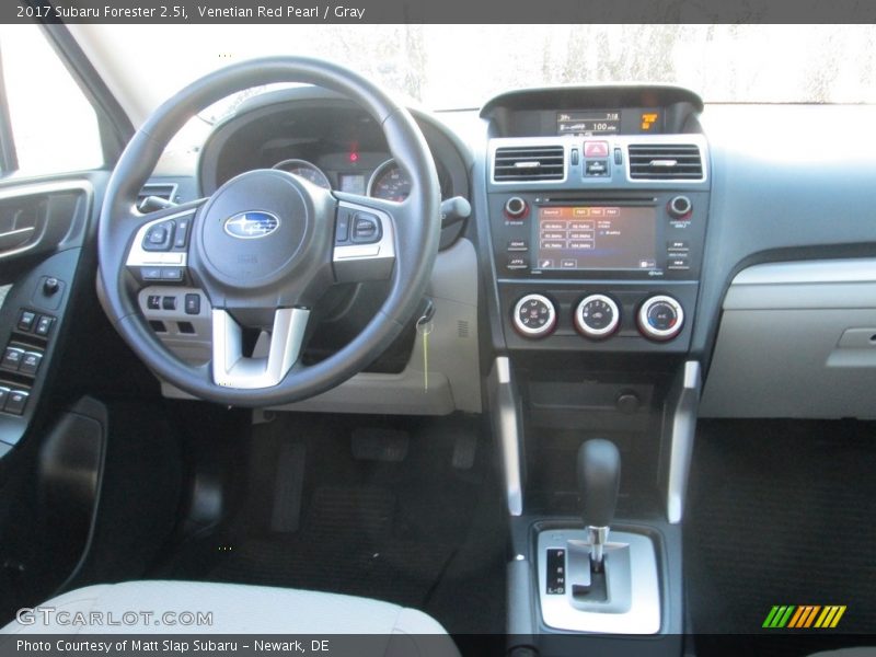 Venetian Red Pearl / Gray 2017 Subaru Forester 2.5i