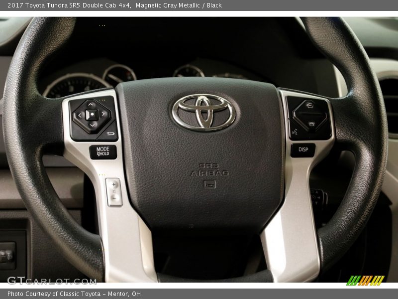 Magnetic Gray Metallic / Black 2017 Toyota Tundra SR5 Double Cab 4x4