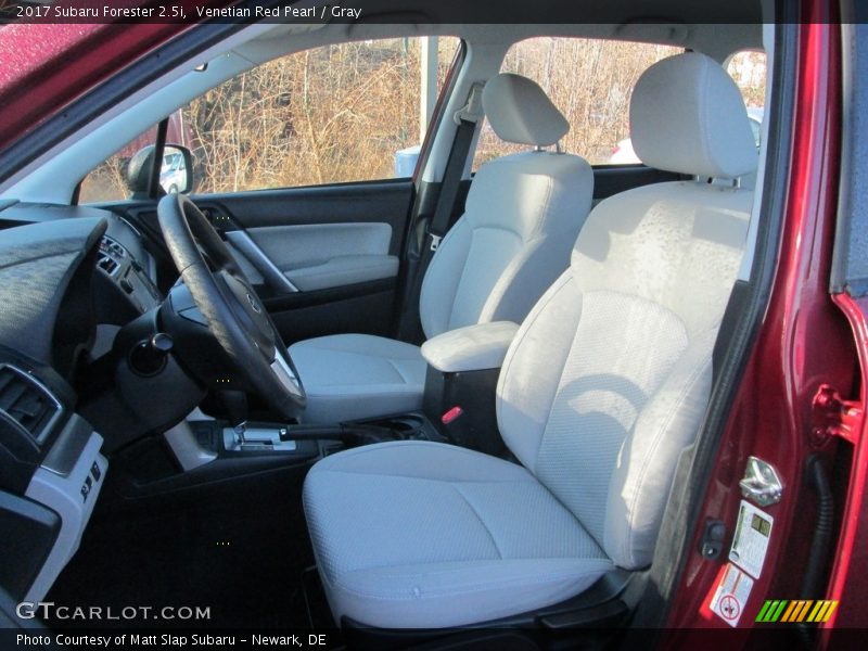 Venetian Red Pearl / Gray 2017 Subaru Forester 2.5i