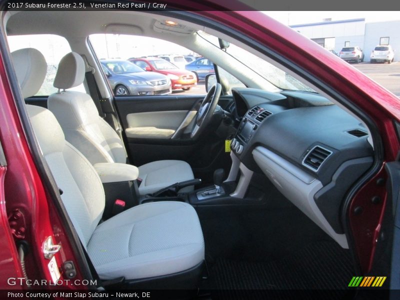 Venetian Red Pearl / Gray 2017 Subaru Forester 2.5i
