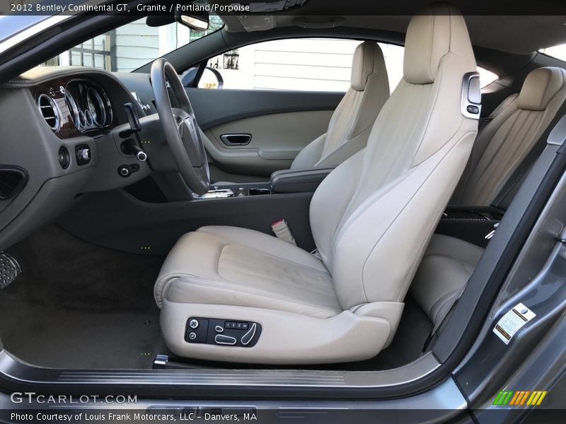 Front Seat of 2012 Continental GT 