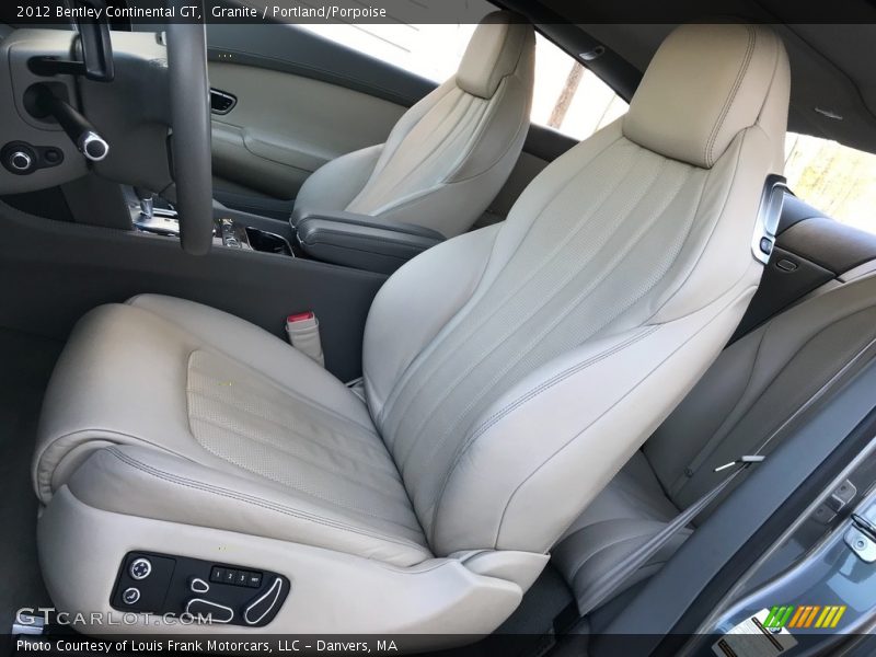 Front Seat of 2012 Continental GT 