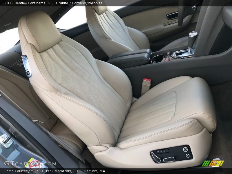 Front Seat of 2012 Continental GT 