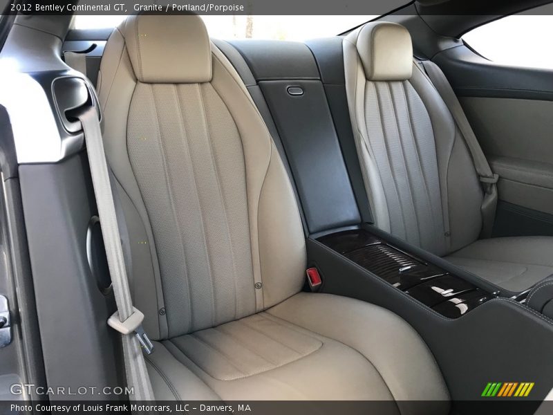 Rear Seat of 2012 Continental GT 
