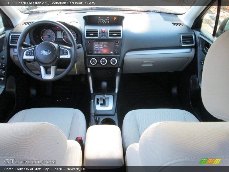 Venetian Red Pearl / Gray 2017 Subaru Forester 2.5i
