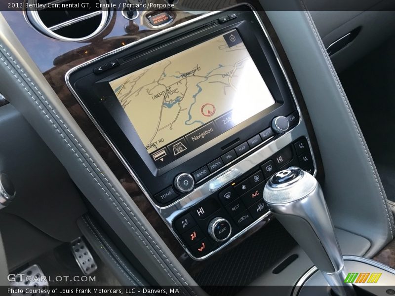 Controls of 2012 Continental GT 