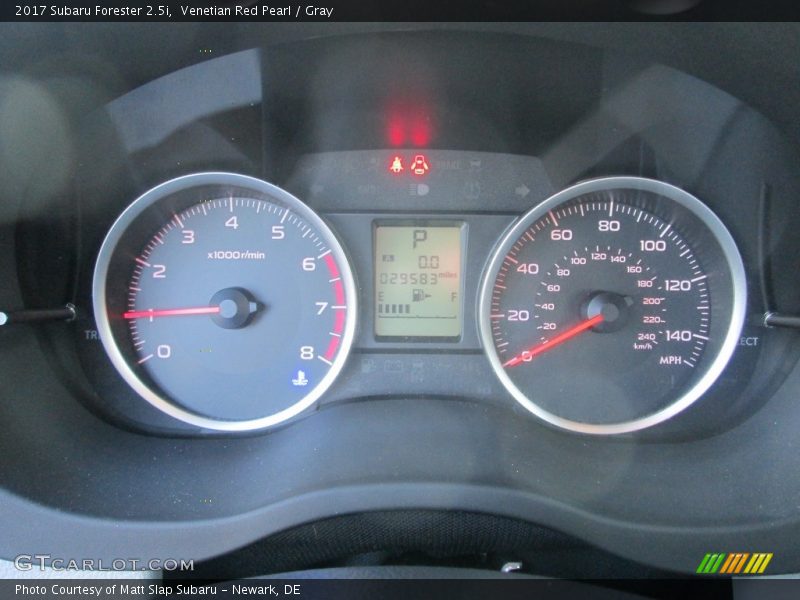 Venetian Red Pearl / Gray 2017 Subaru Forester 2.5i