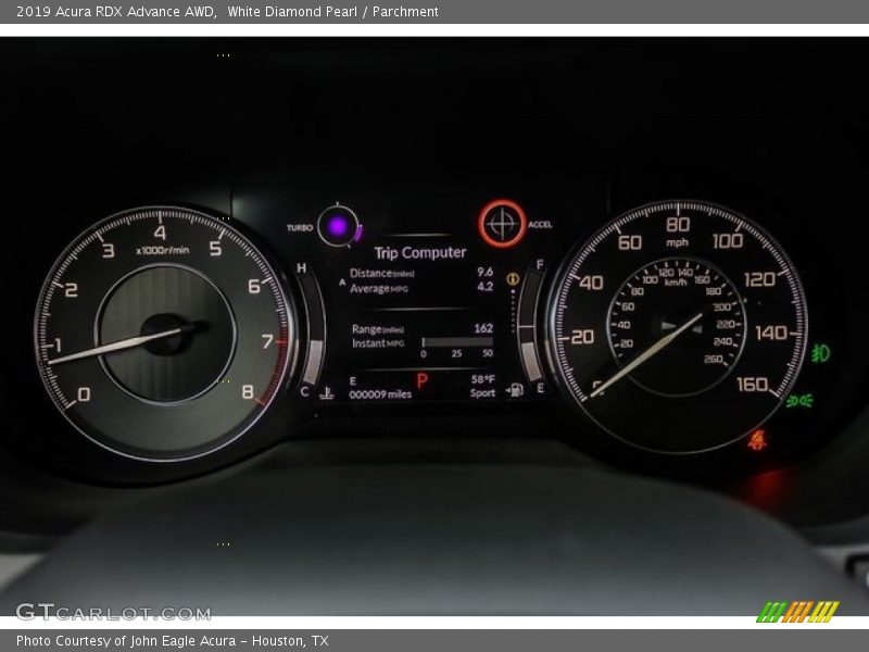 White Diamond Pearl / Parchment 2019 Acura RDX Advance AWD
