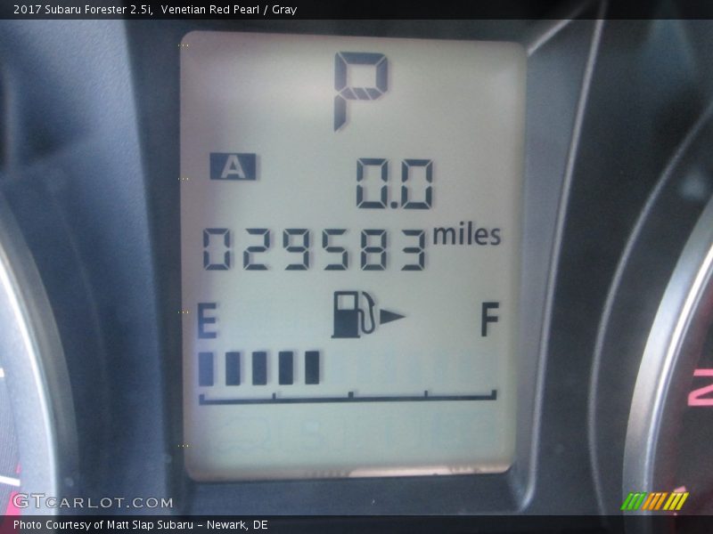 Venetian Red Pearl / Gray 2017 Subaru Forester 2.5i