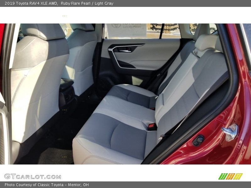 Ruby Flare Pearl / Light Gray 2019 Toyota RAV4 XLE AWD