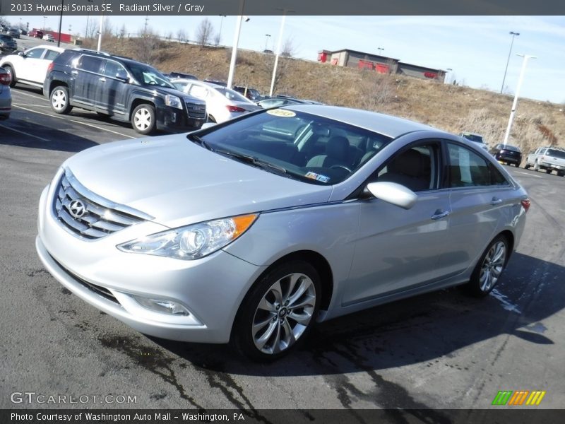 Radiant Silver / Gray 2013 Hyundai Sonata SE