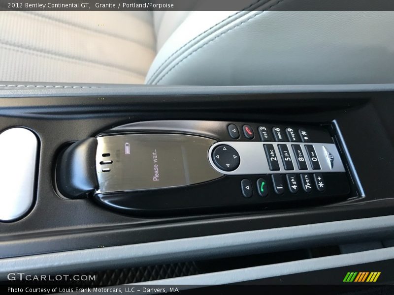 Granite / Portland/Porpoise 2012 Bentley Continental GT