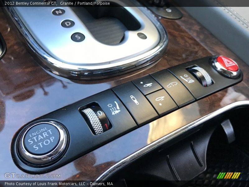 Controls of 2012 Continental GT 
